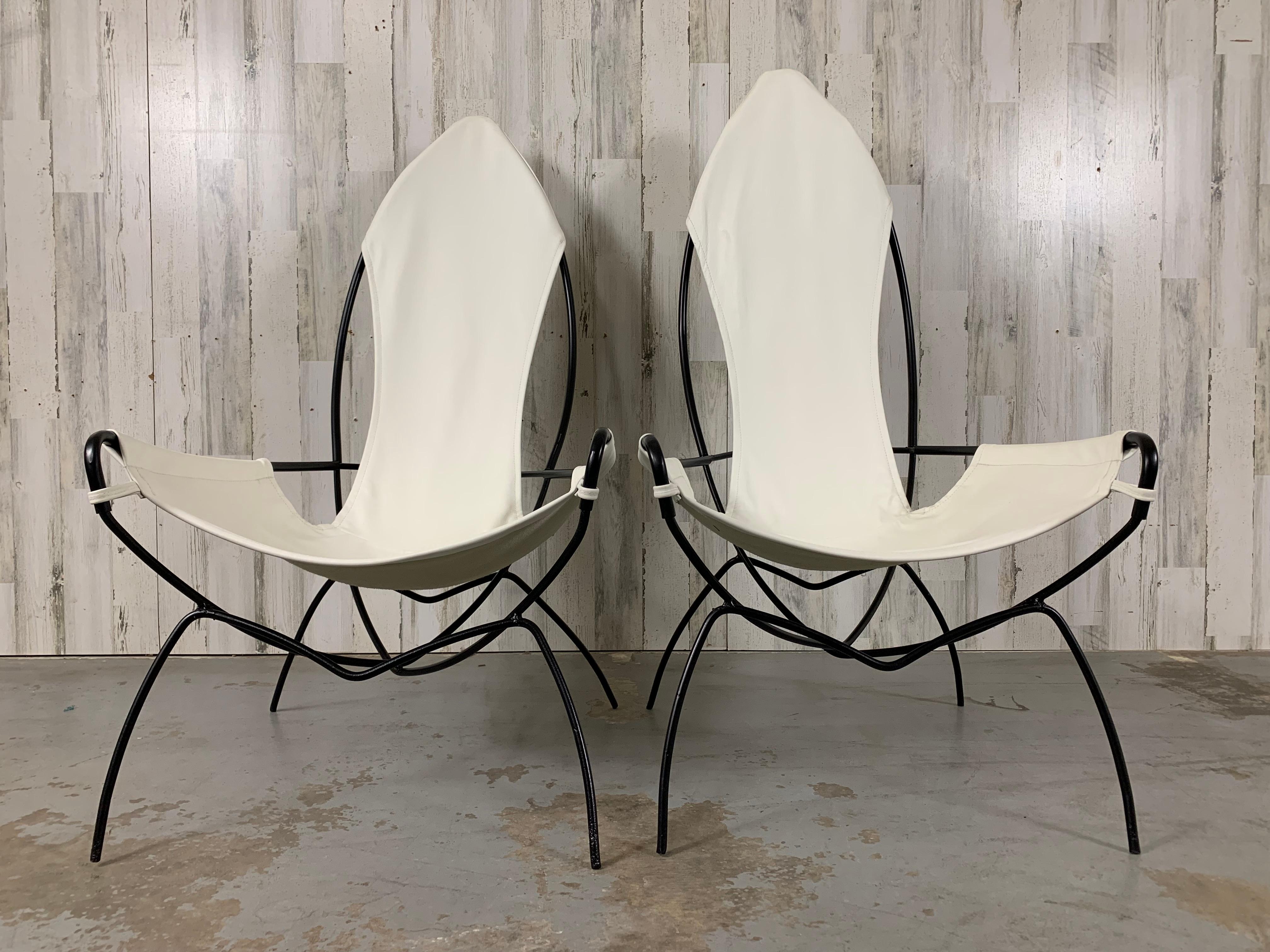 Mid-Century moderno Sedie a fionda Jerry Johnson in vendita