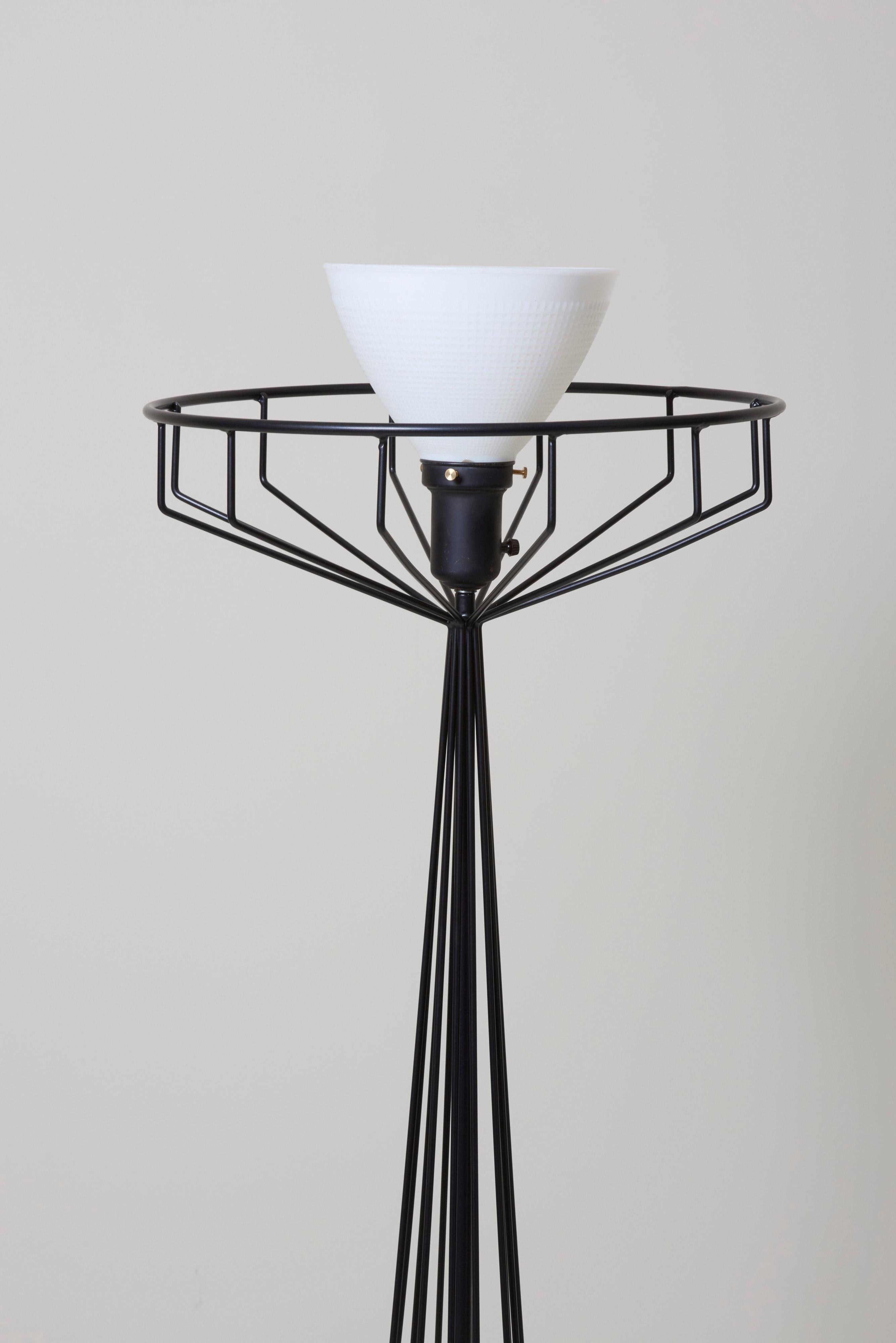 American Tony Paul Wires Collection Floor Lamp for the Elton Co, 1950s, USA