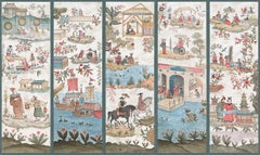 Tony Porto Hand Painted Chinoiserie Mural