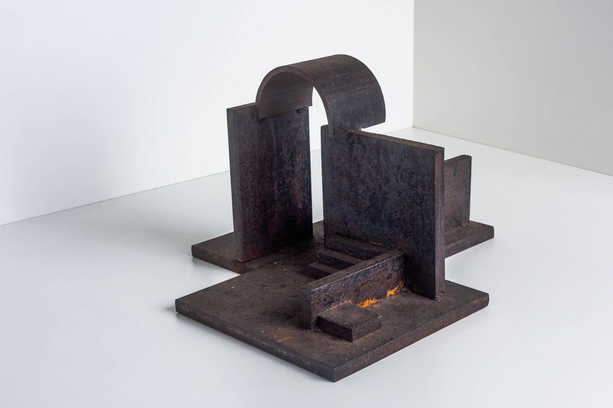 Tony Rosenthal Welded Steel Architectural Sculpture For Sale 3
