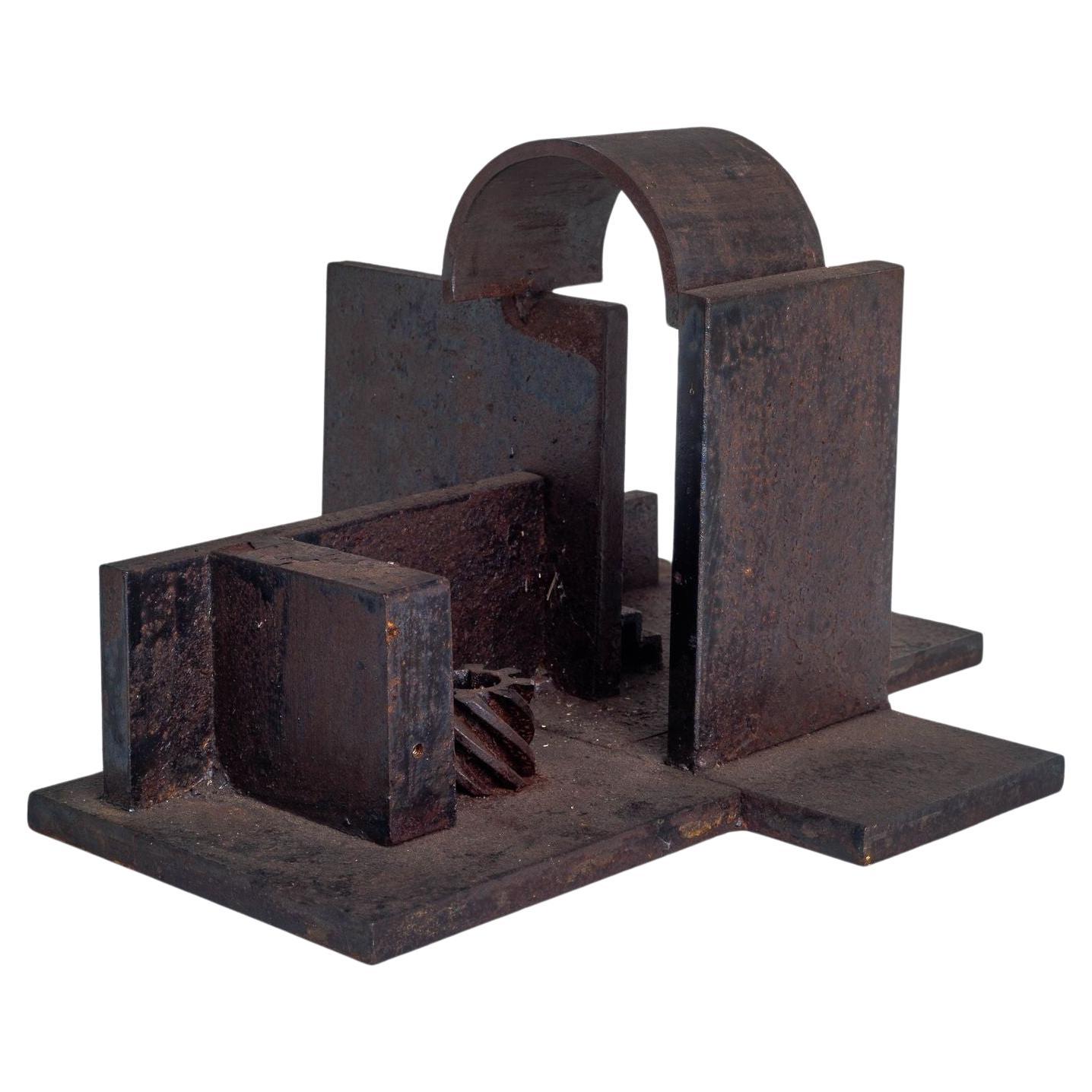 Tony Rosenthal Welded Steel Architectural Sculpture For Sale