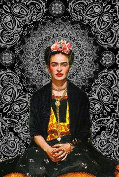 Frida Kahlo 6, Mixed Media on Canvas