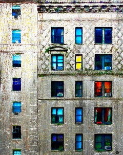 Neighbors, Mixed Media on Canvas