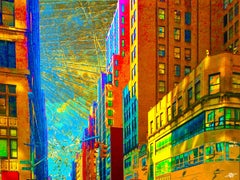 Urban Hope, Mixed Media on Canvas