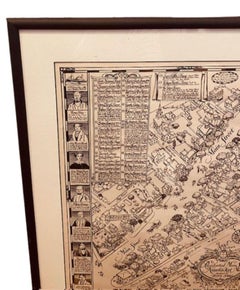 Tony Sarg Map of Nantucket Town, 1937