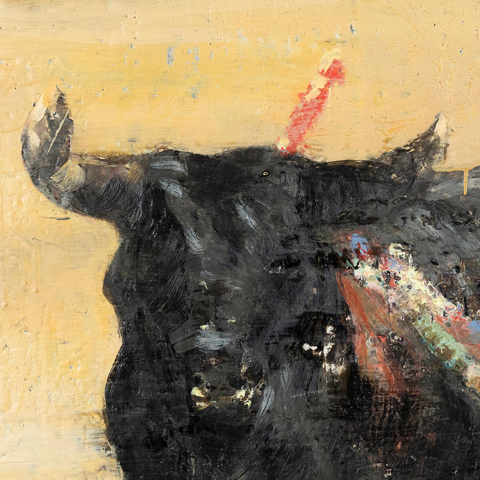 La venganza de Europa - Painting Contemporáneo de Tony Scherman