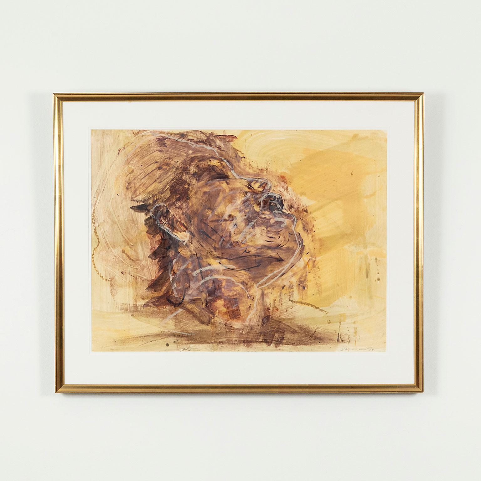 Tony Scherman Portrait Painting – Kopf