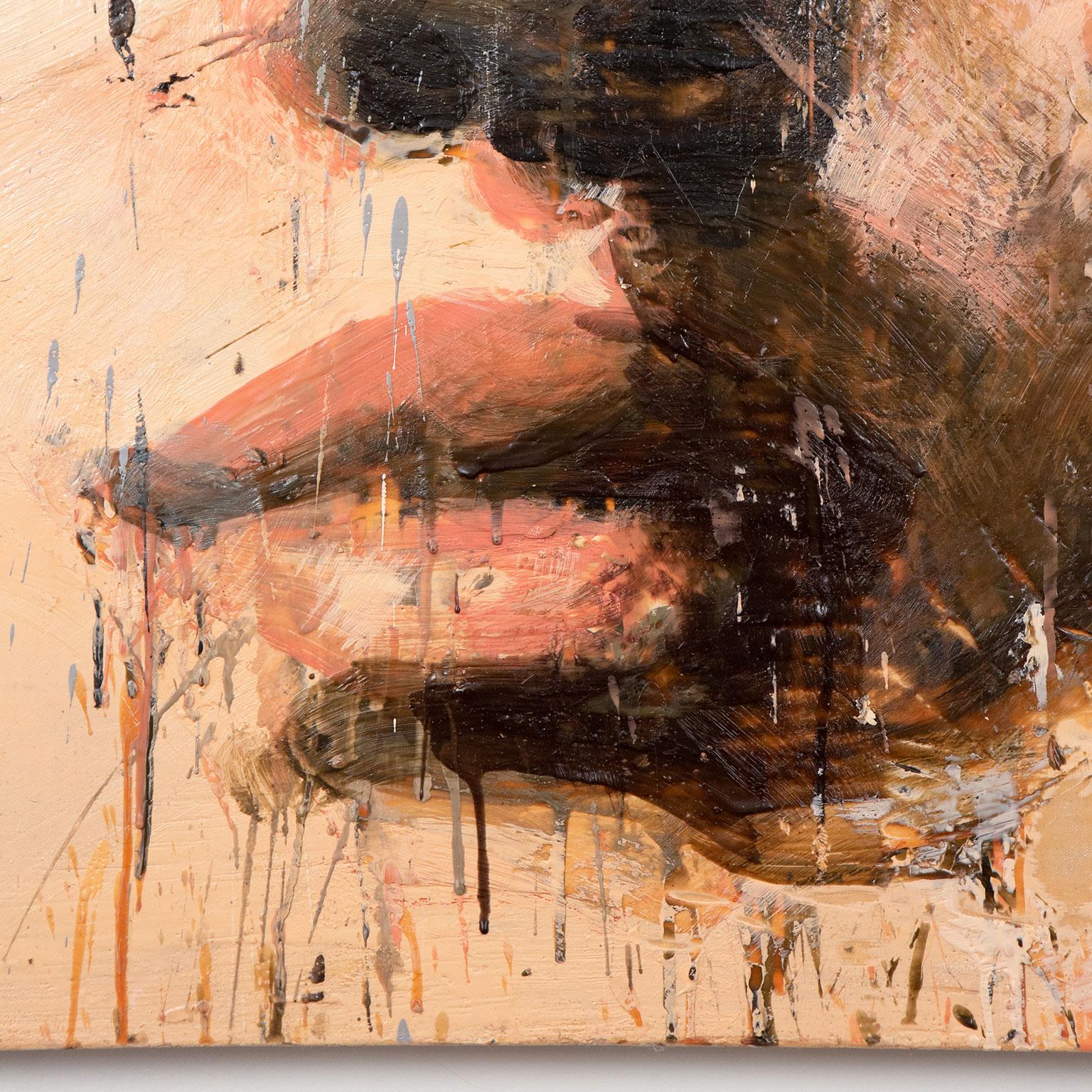 My Girlfriend Ophelia - Contemporary Painting by Tony Scherman