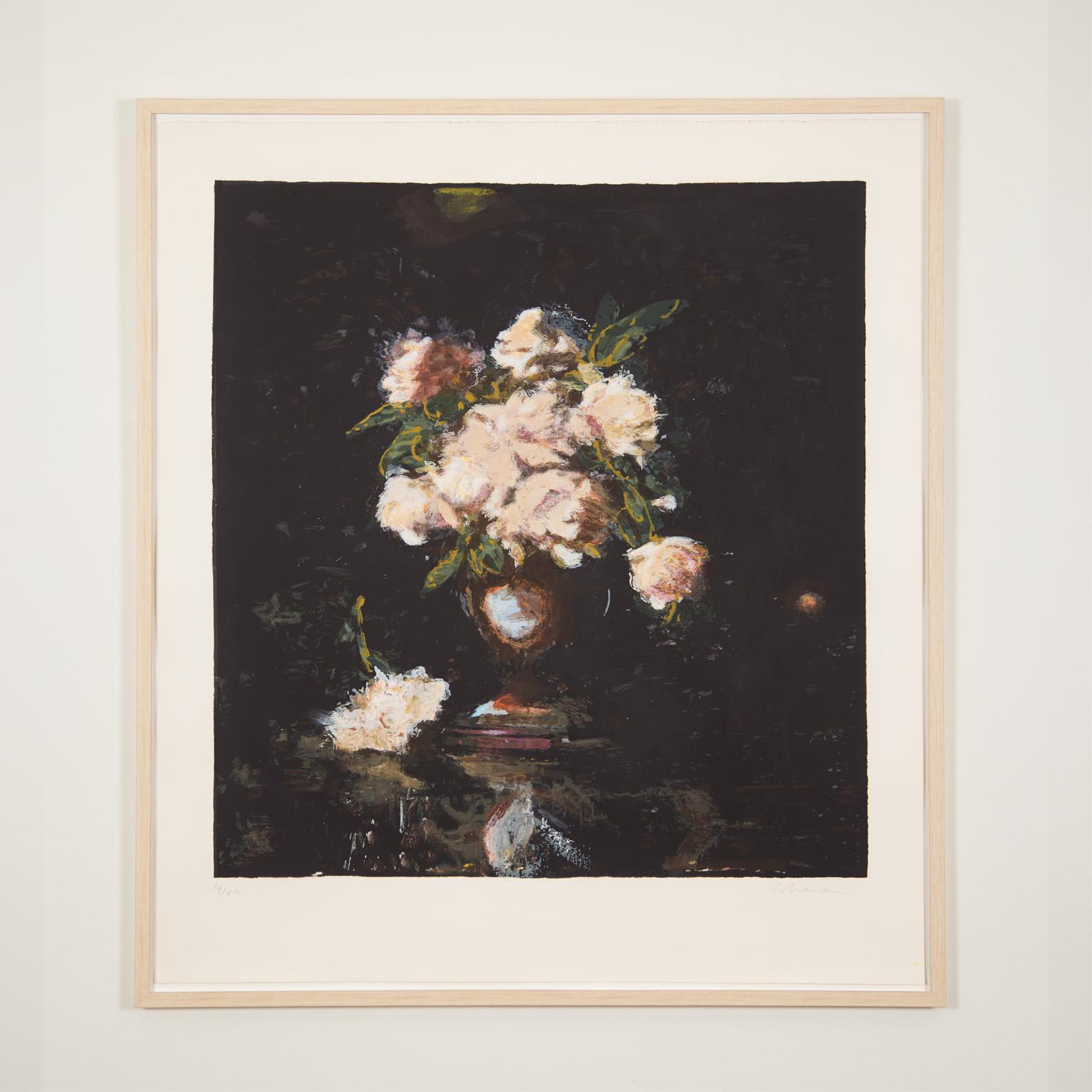 Tony Scherman Still-Life Print - Conversations with the Devil: Peonies