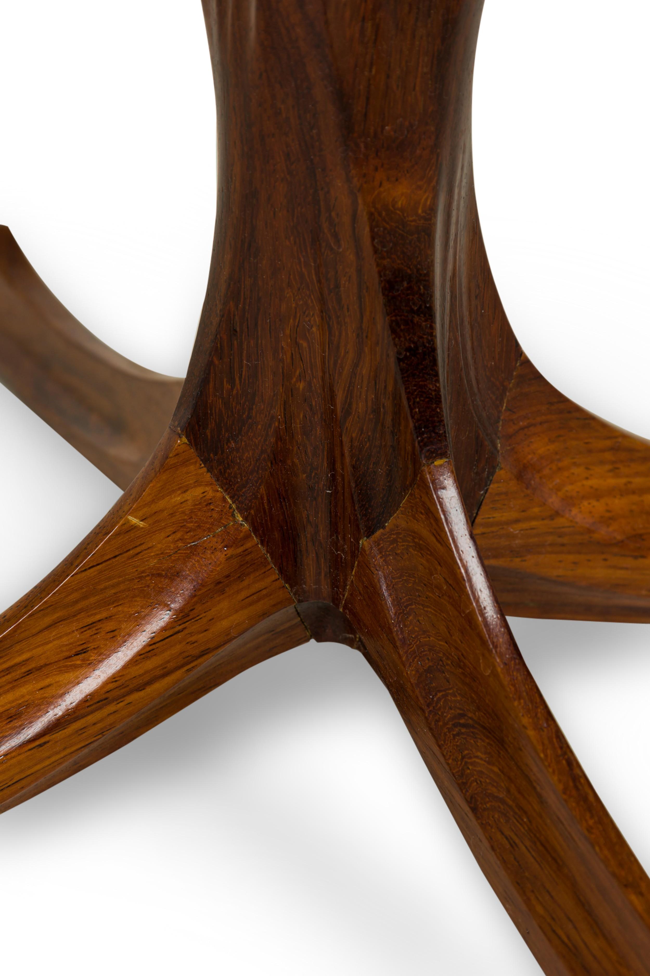 Tony Selmersheim French Art Nouveau Two-Tier Clover Pedestal Table For Sale 2