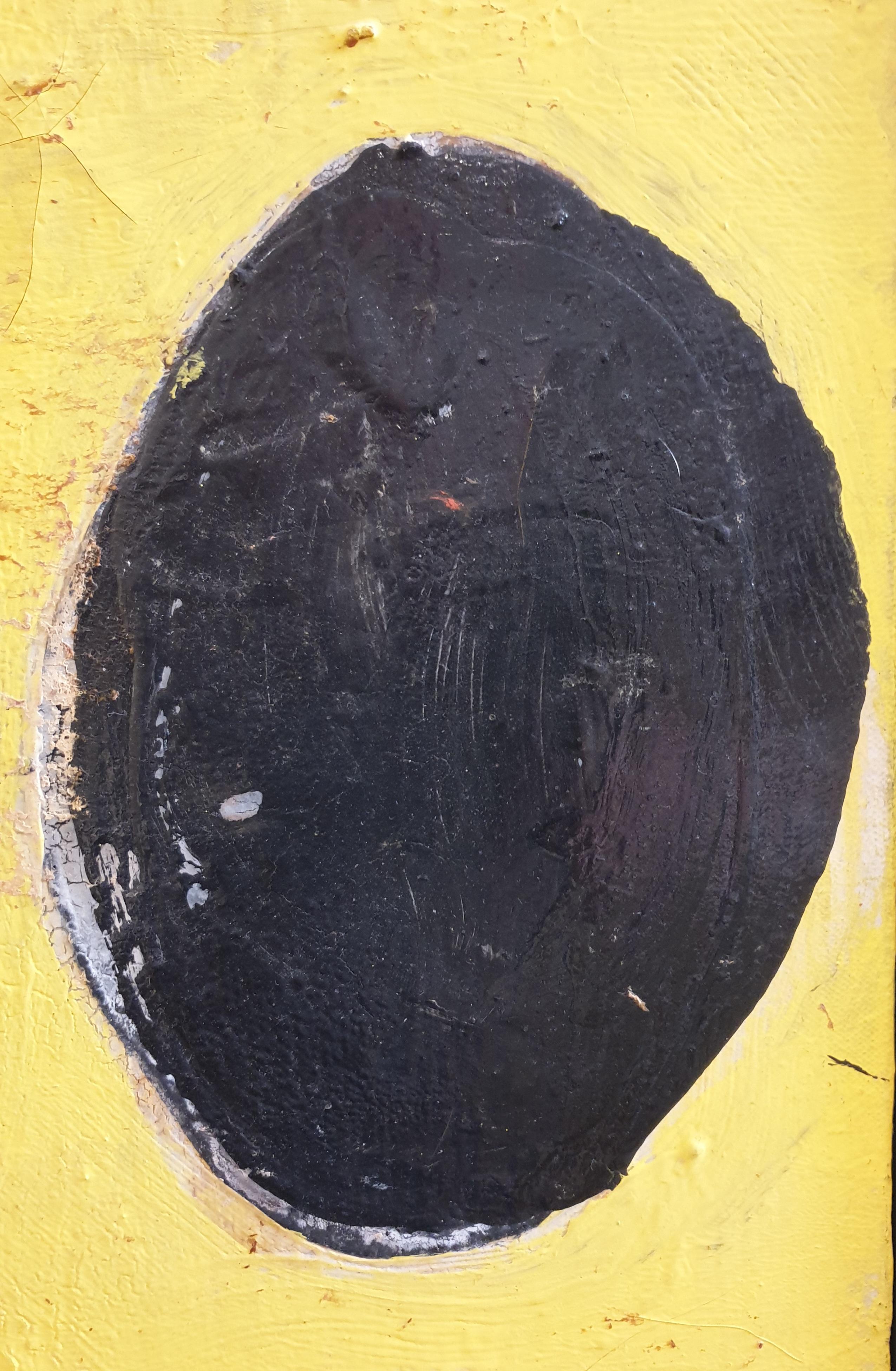 Acrylique et huile sur toile uniques et originales « Sea Urchins »  - Expressionnisme abstrait Painting par Tony Soulie