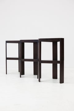 Tony triangle stackable side tables by Porada Arredi, set of 6, 1970s
