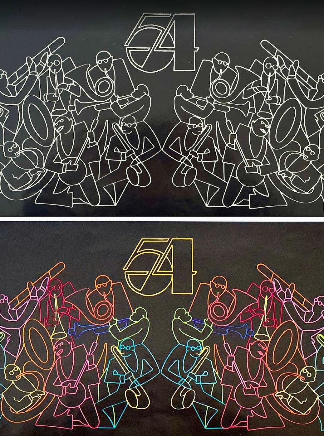 What is a round painting called?