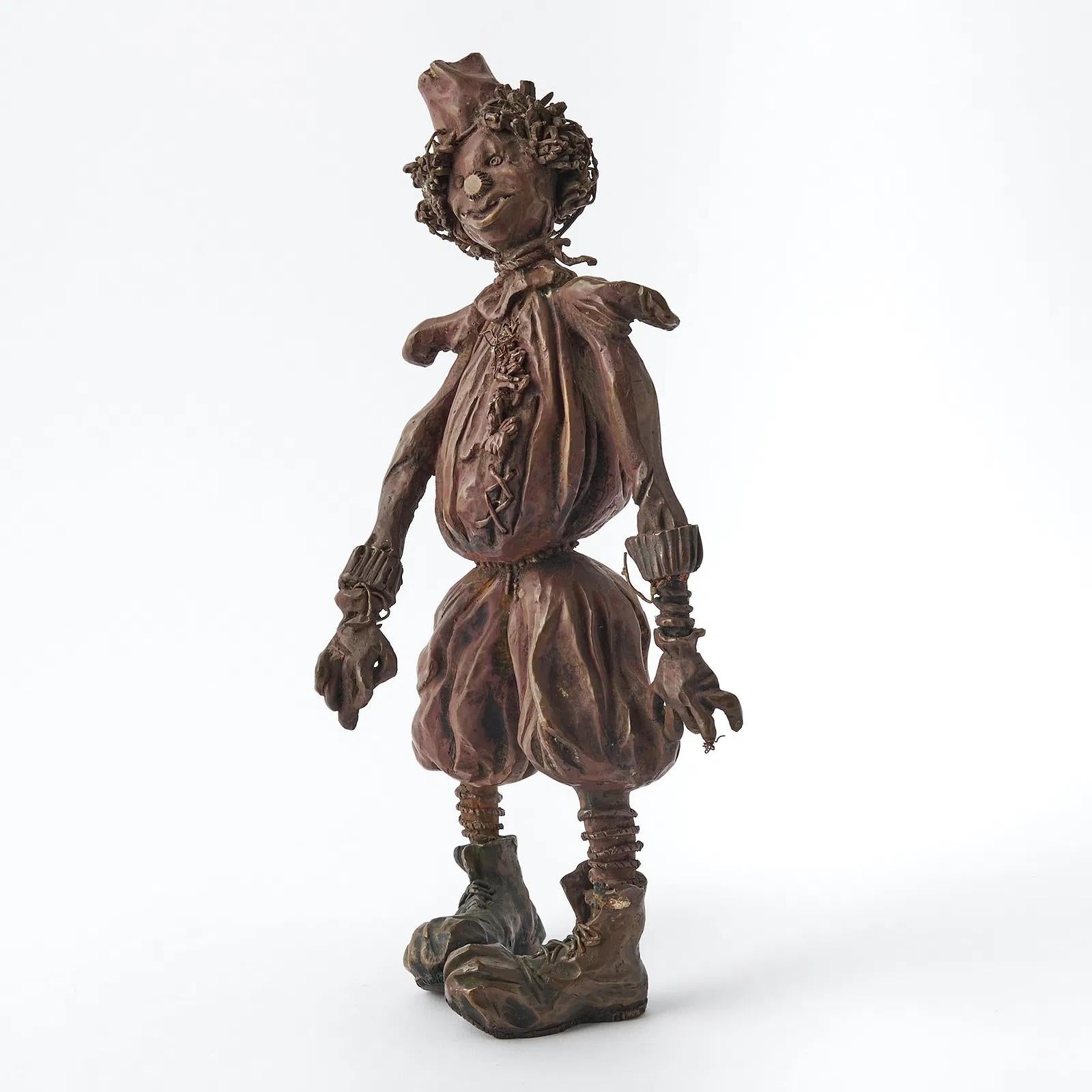 Tony Walton Figurative Sculpture - Michael Jackson "The Wiz" Bronze Costume Design Oscar Nomination King of Pop