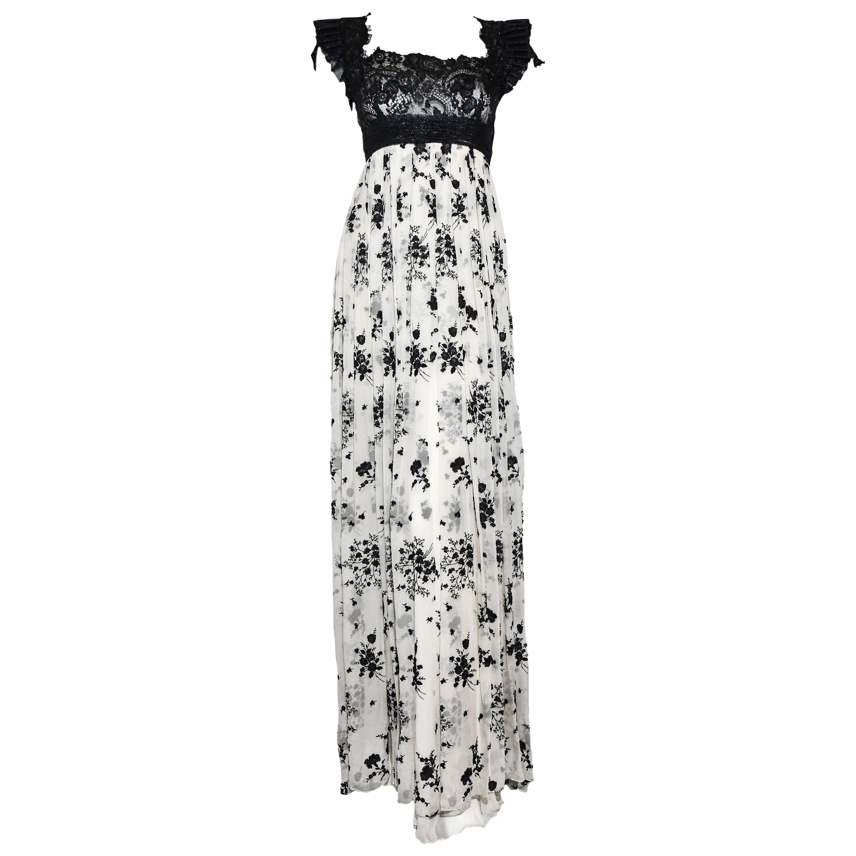 evening gown empire waist