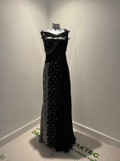 Tony Ward Black & White Pattern Dress