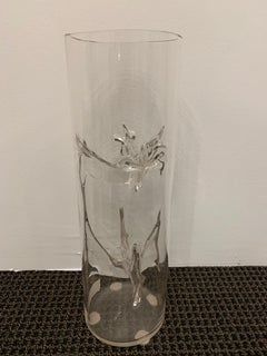 Vaso d'arte in vetro di Murano "Membrana" di Toni Zuccheri