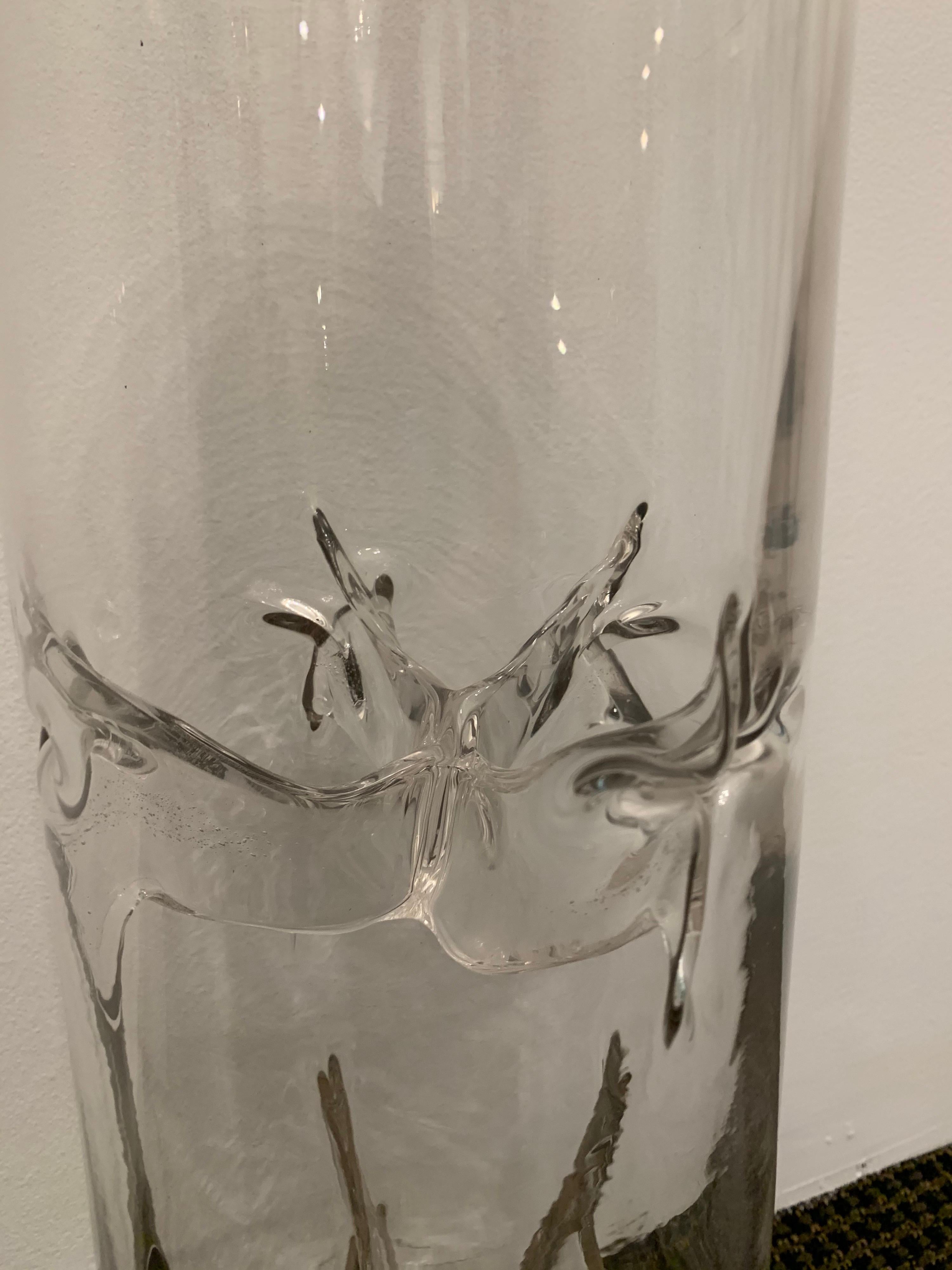 italien Vase d'art en verre de Murano Tony Zuccheri en vente