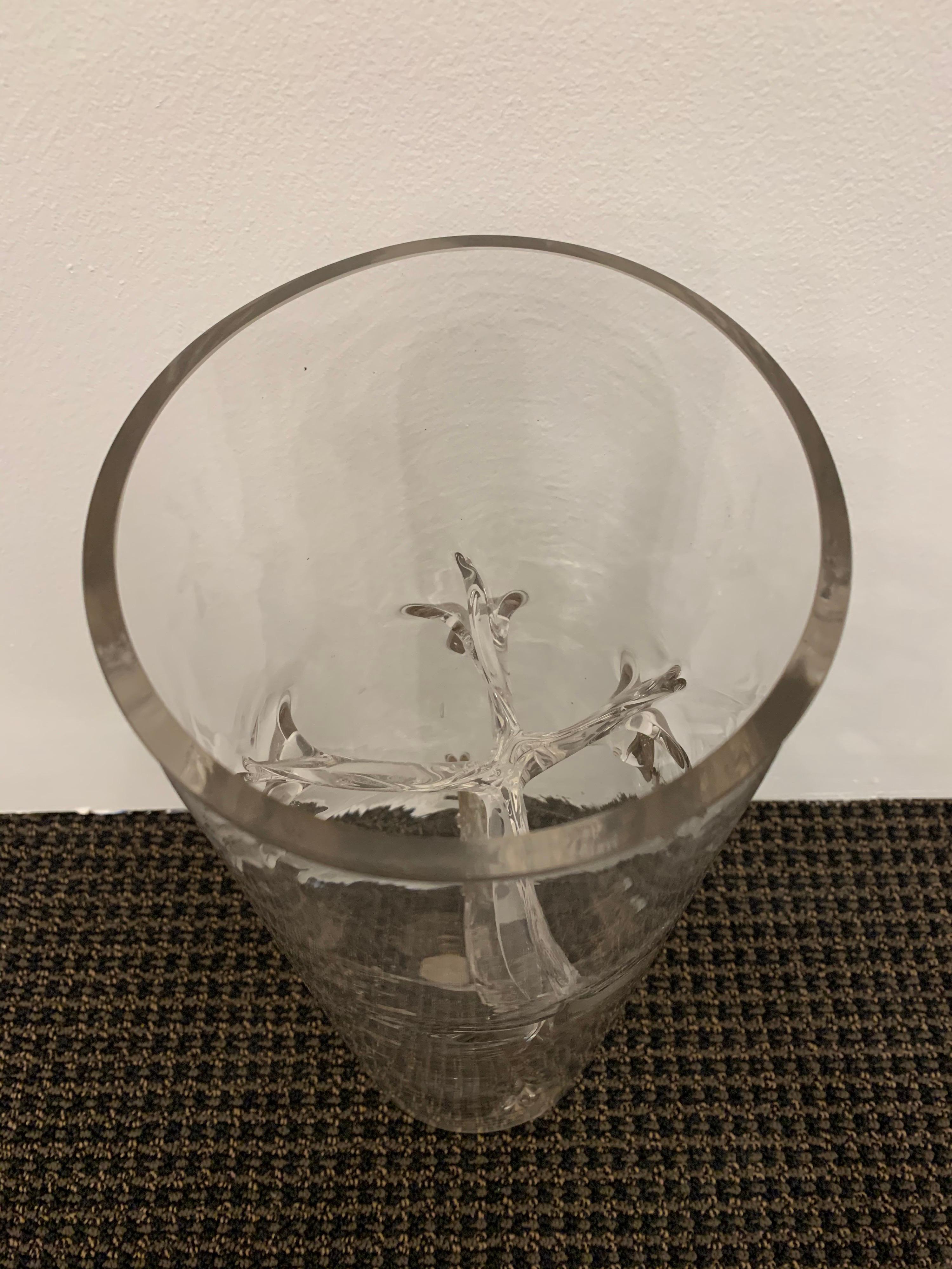Tony Zucchieri Murano Glass Art Vase In Good Condition For Sale In East Hampton, NY