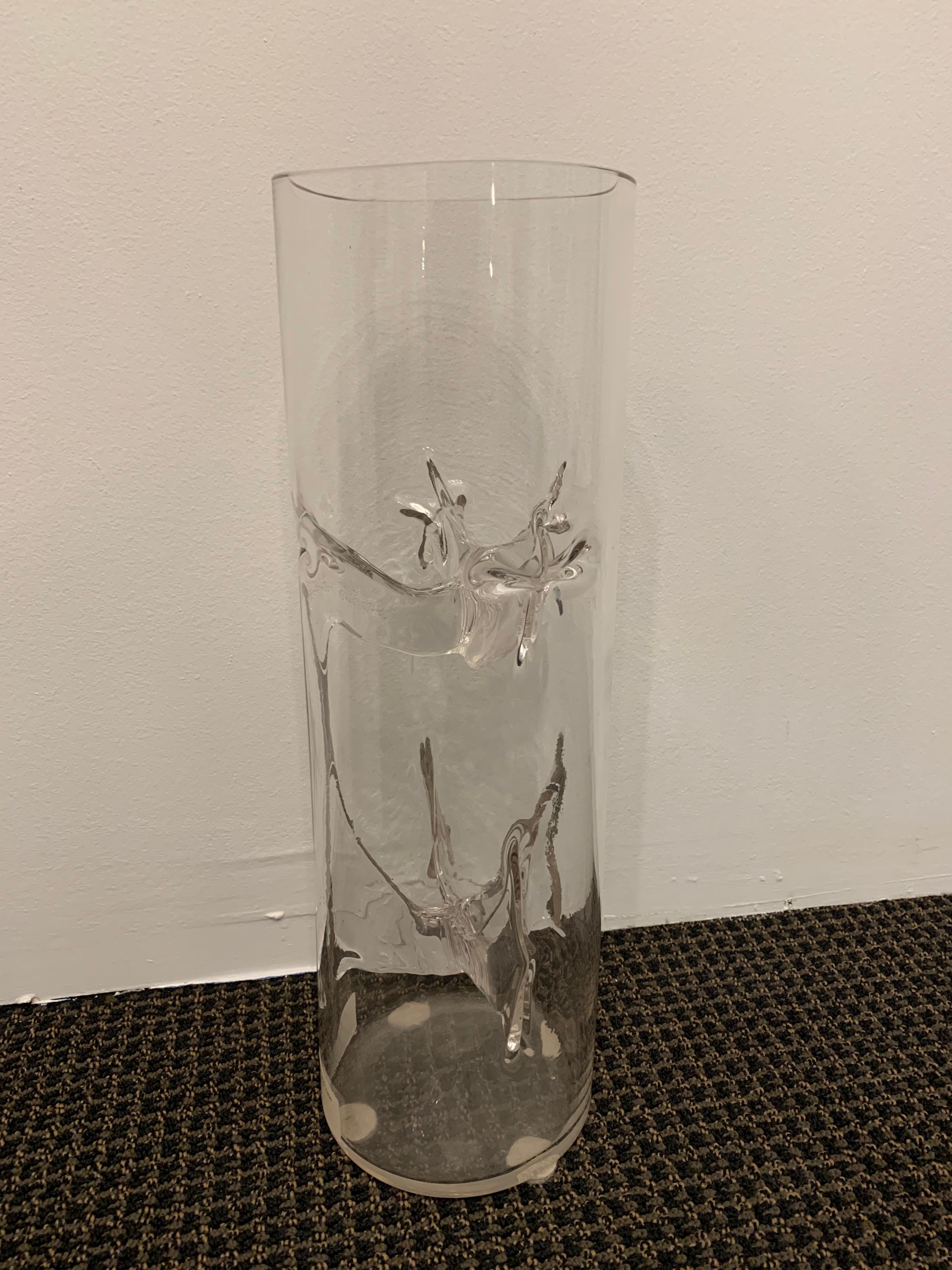 Tony Zucchieri Murano Glass Art Vase For Sale 1