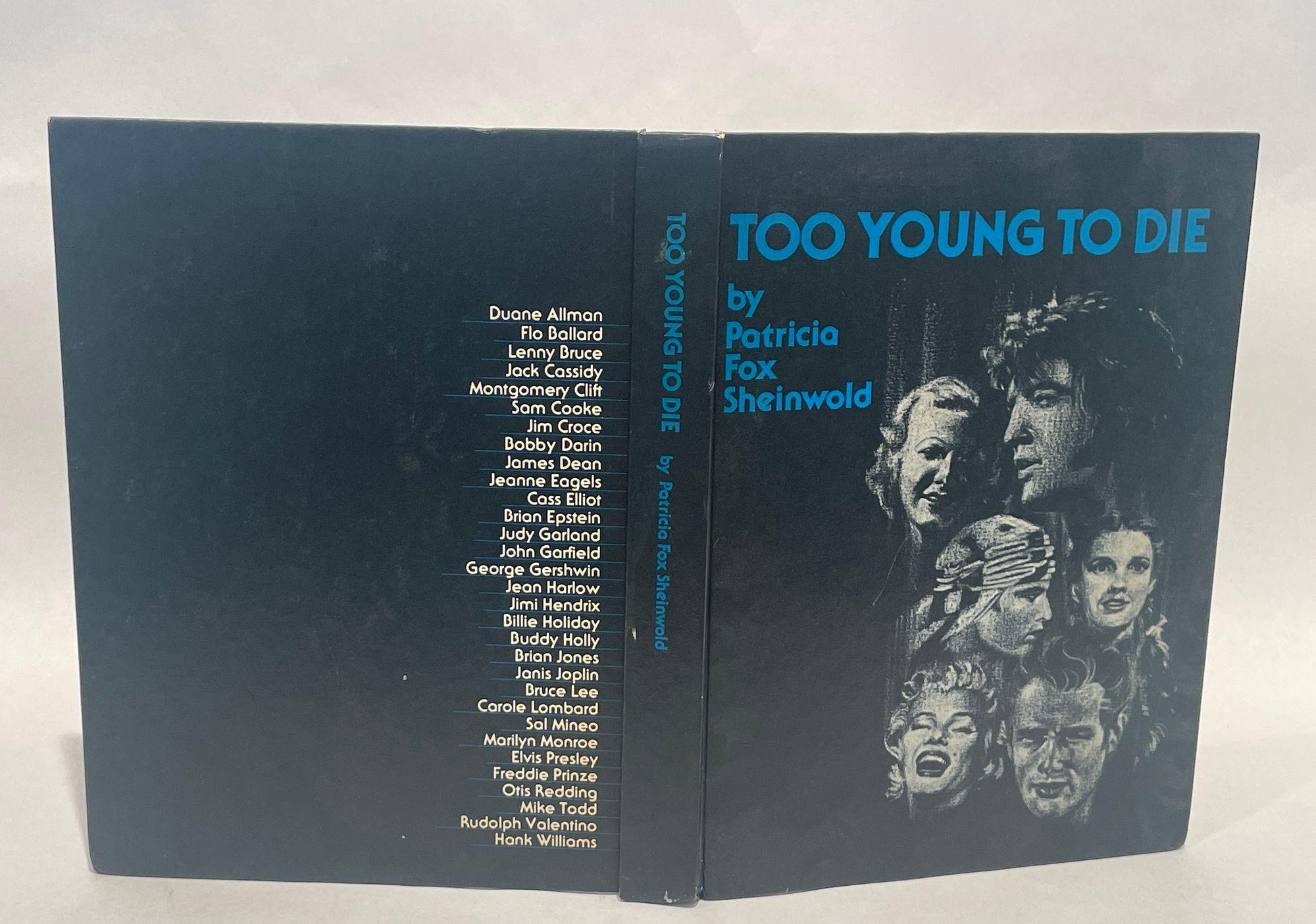 Too Young to Die by Patricia Fox-Sheinwold Hardcover Book In Good Condition For Sale In North Hollywood, CA