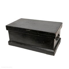 Tool Box Chest Master Carpenters Ebonised Mahogany Fitted Interior Victorian