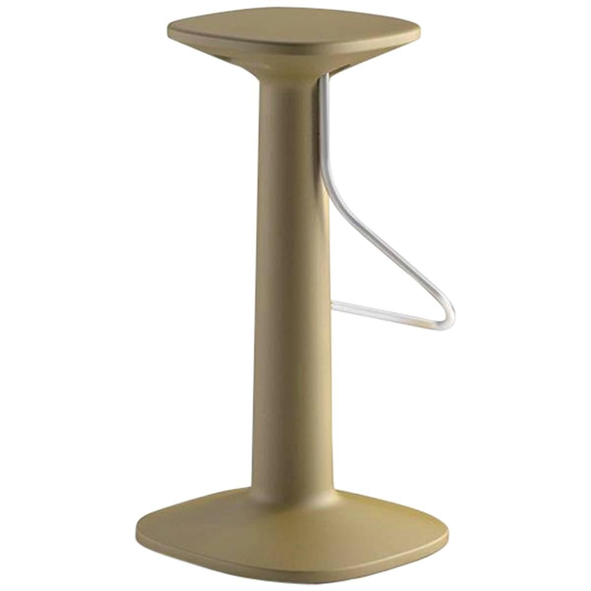 Tool Stool in Curry Yellow Polyethylene by Philipe Tabet for Plust For Sale