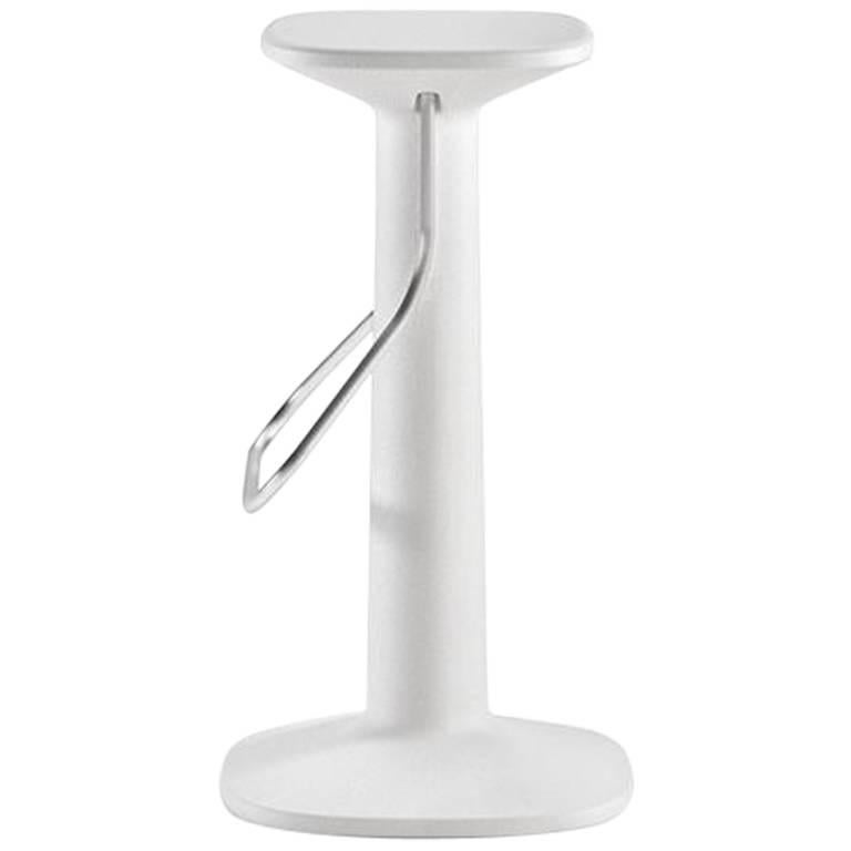 Tool Stool in White Polyethylene by Philipe Tabet for Plust For Sale