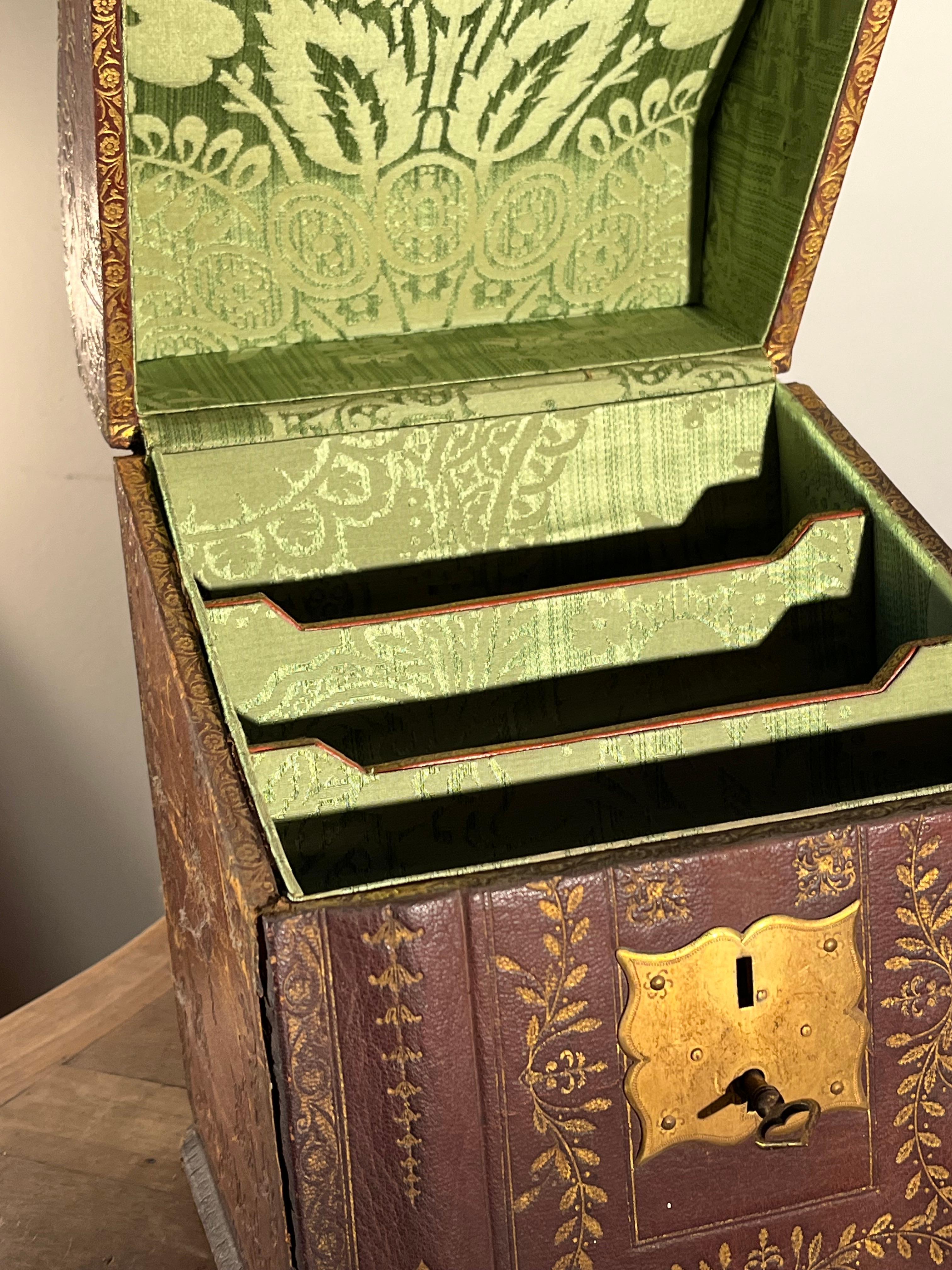 Tooled Leather Document Box, French 18th Century 3