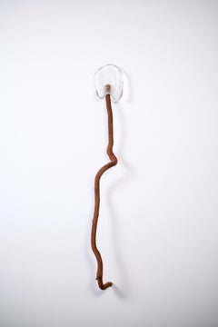 Tools for Earth Series Rust Handle Shovel, Wall Sculpture by Elizabeth Lyons