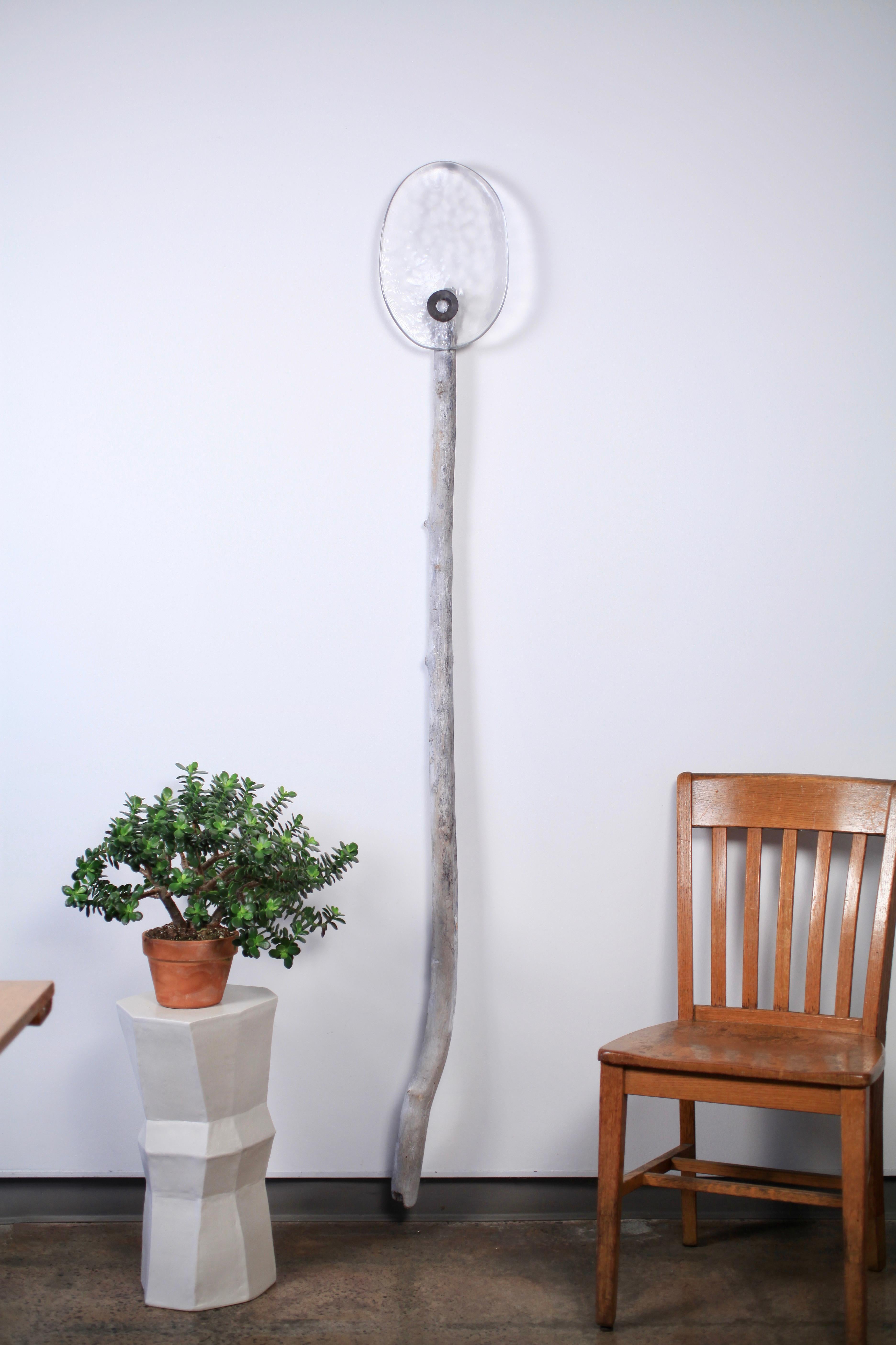 Tools for Earth, White Handle Shovel, Wall Sculpture, by Elizabeth Lyons For Sale 2