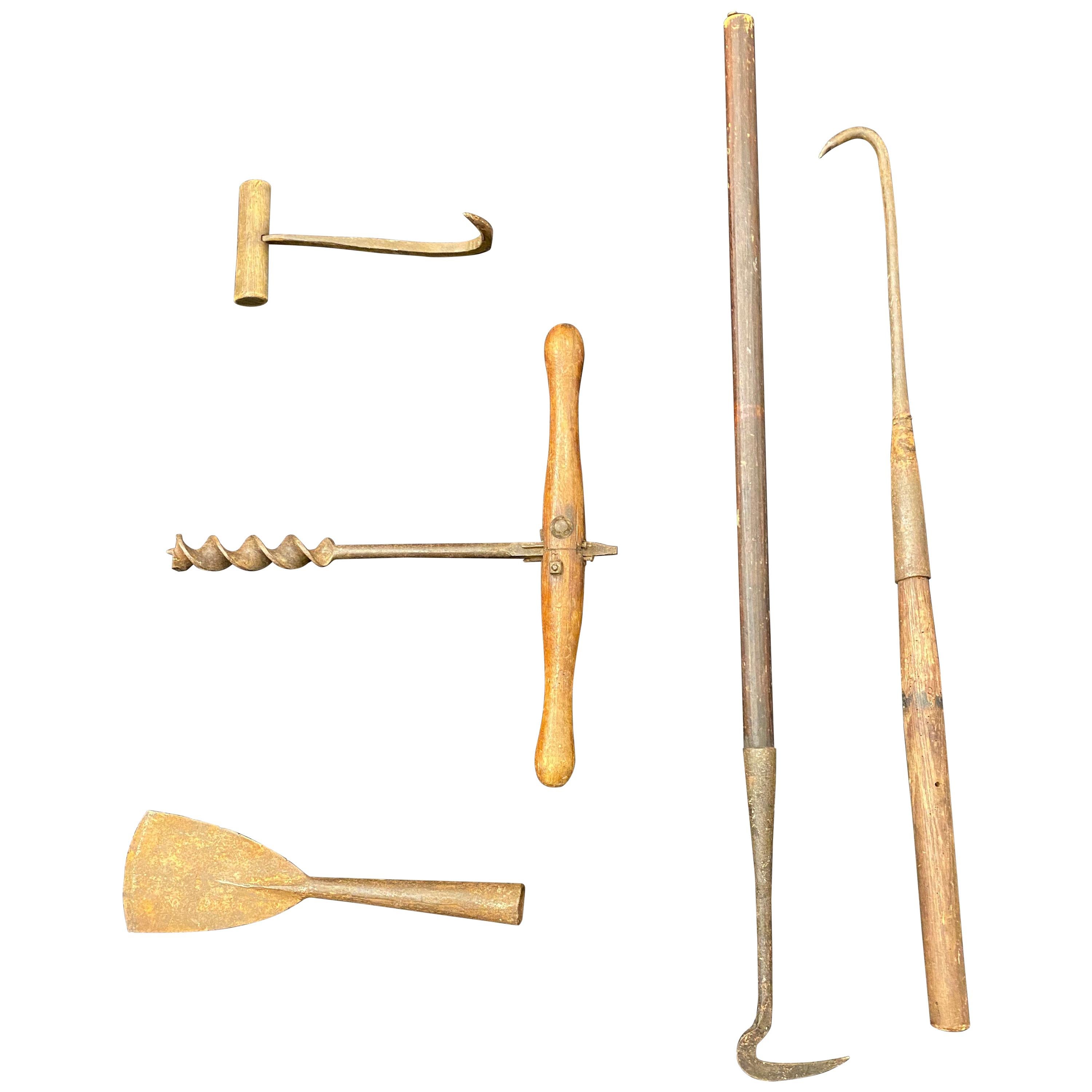 Tools from a 19th Century Waling Vessel