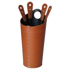 Toolsets and toolbag regenerated leather NILAR - 4 pieces
