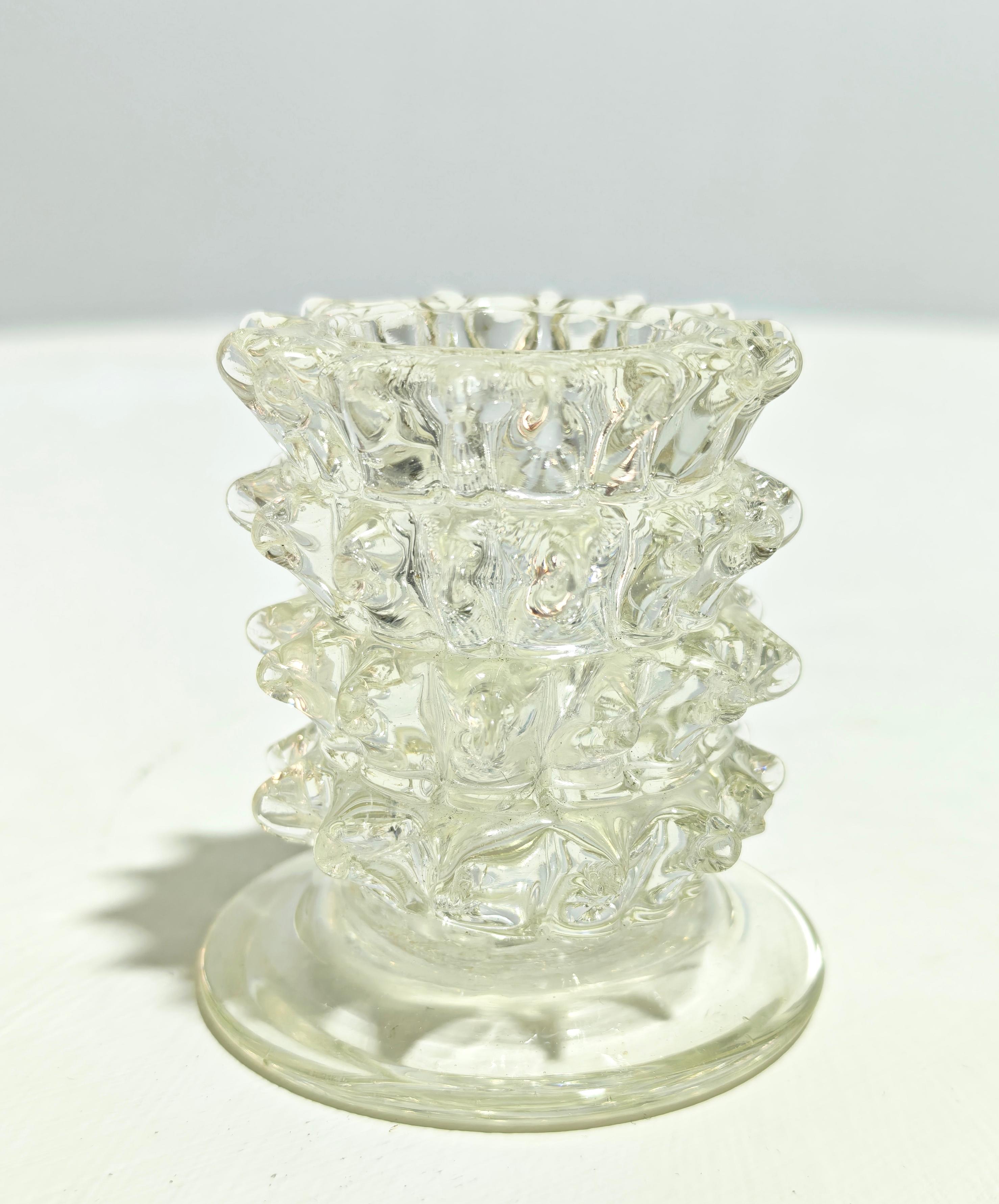 Toothpick/Candle Holder Rostrati Series by Barovier & Toso Murano Italy 1950/60s siglo XX en venta