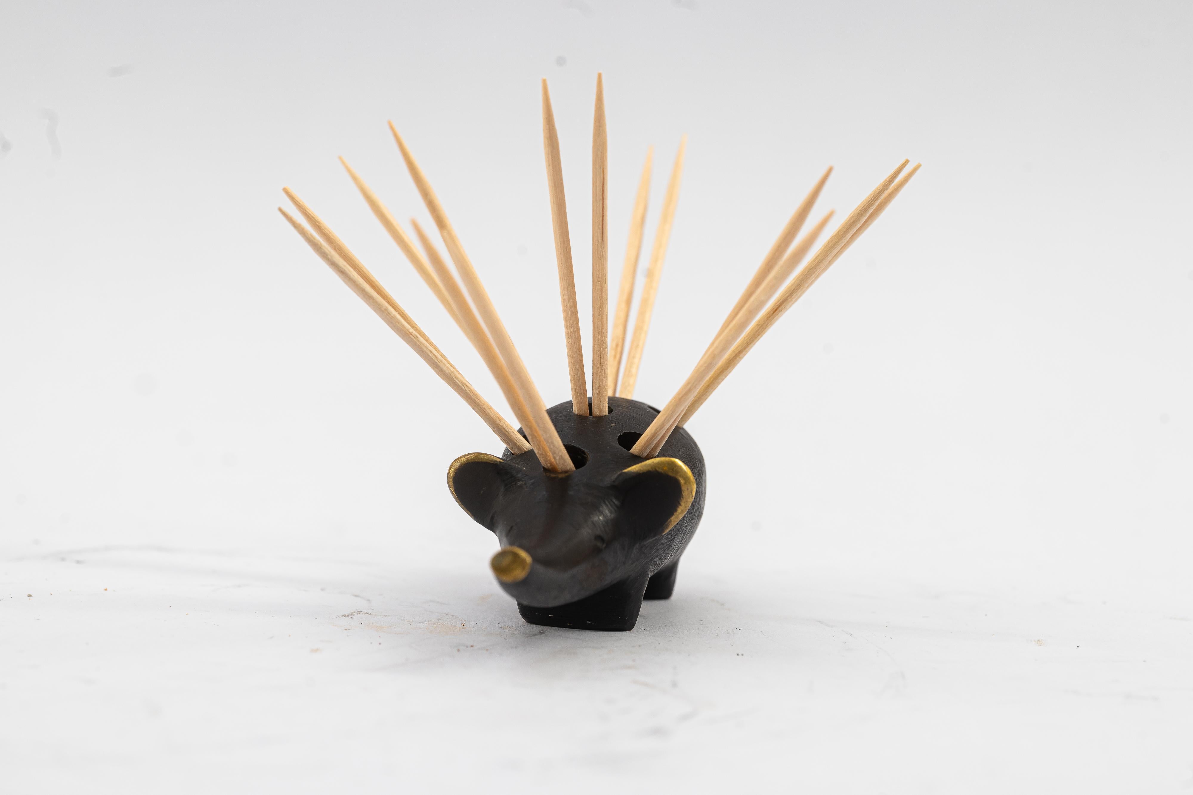victorian porcupine toothpick holder