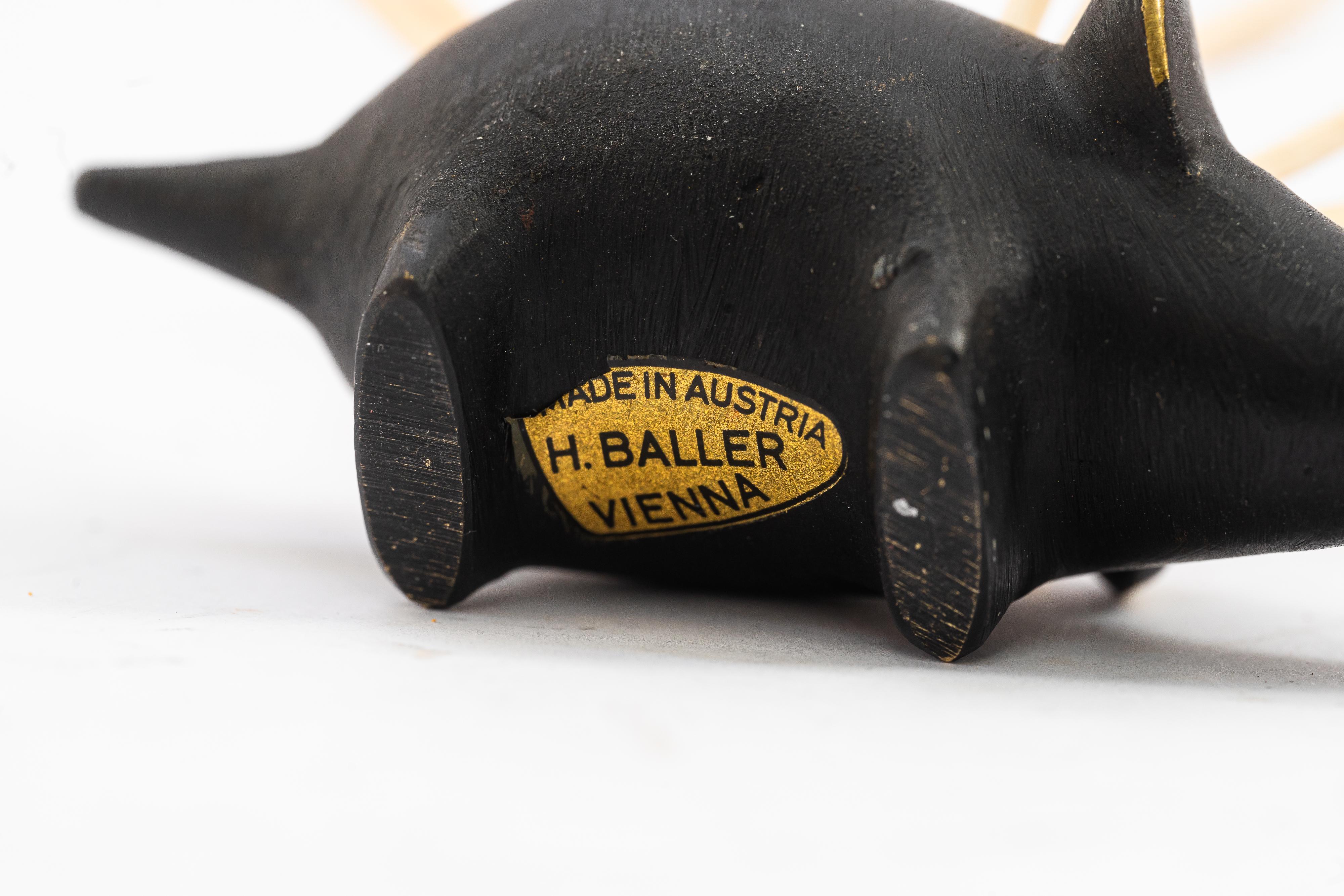 Blackened  Toothpick holder walter bosse around 1950s For Sale