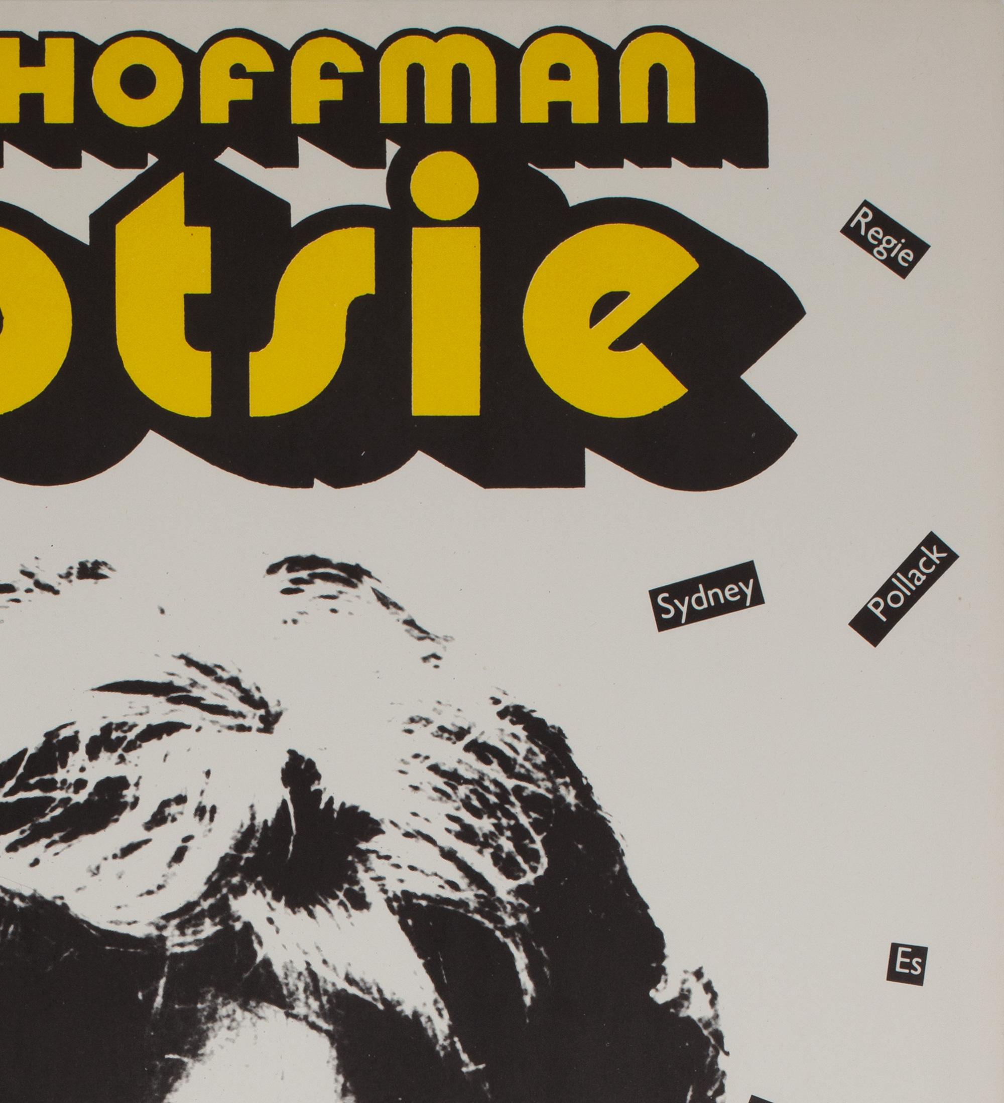 Tootsie 1984 East German A1 Film Movie Poster, Handschick In Excellent Condition In Bath, Somerset