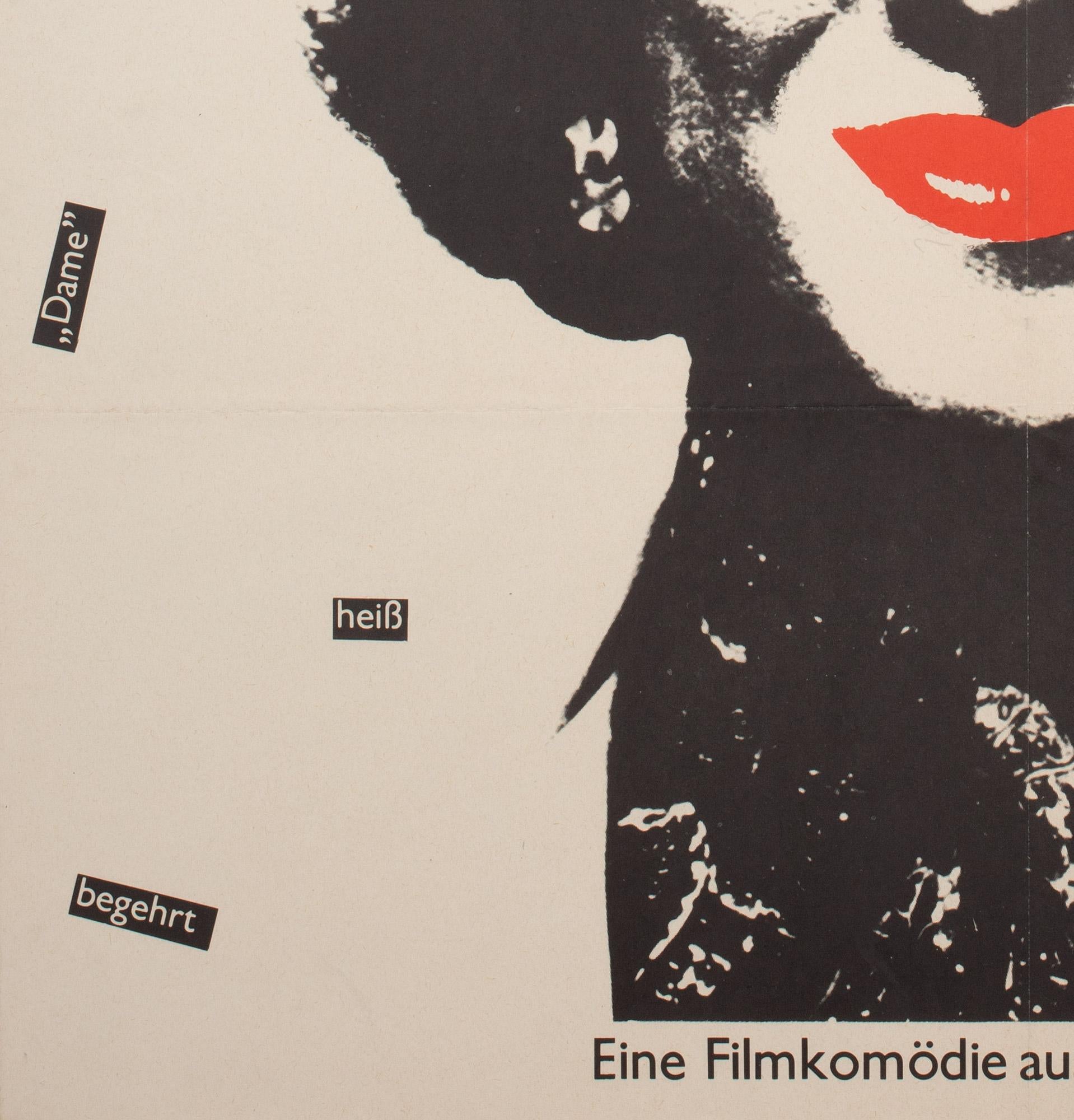 Tootsie 1984 East German A1 Film Movie Poster, Handschick en vente 1