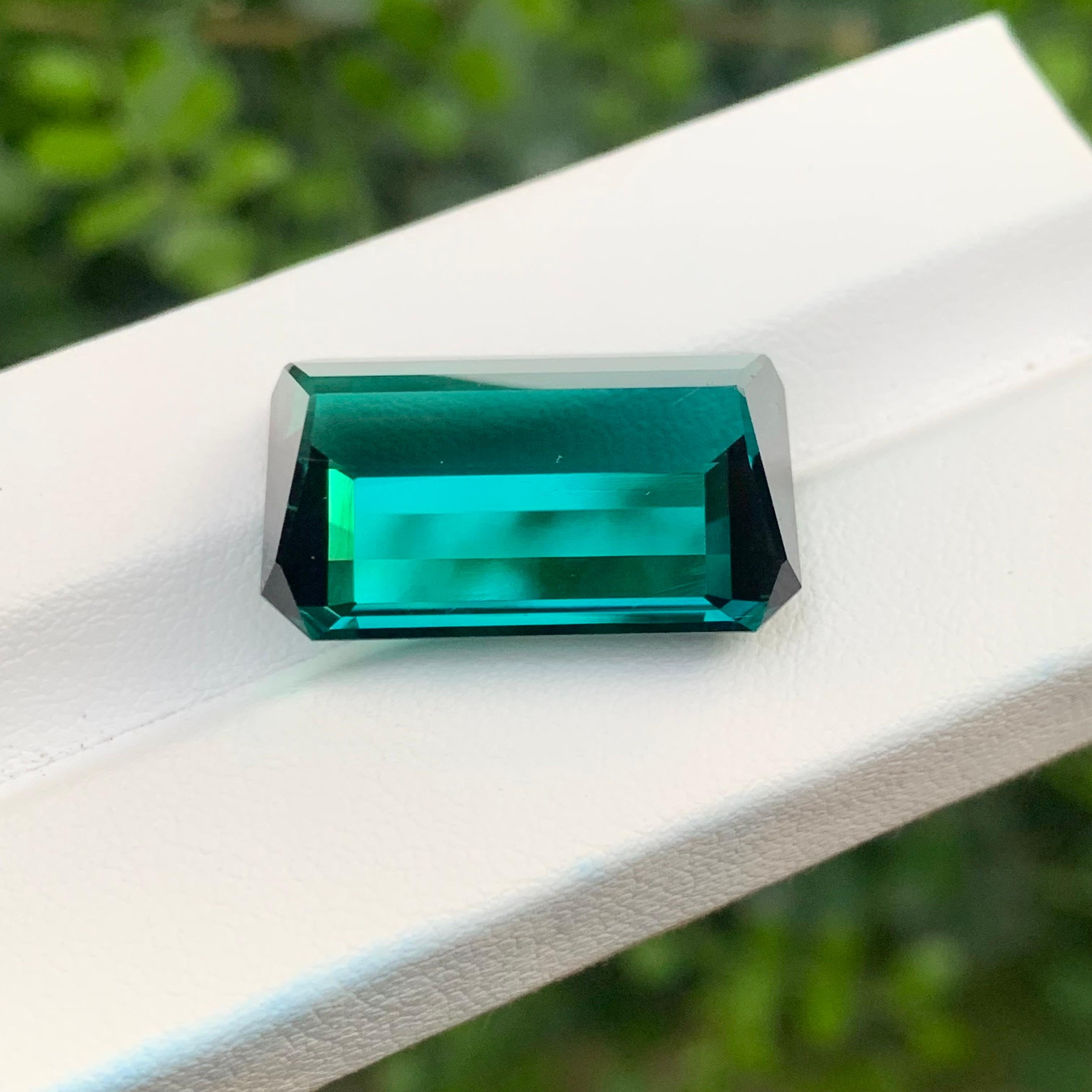 Top AAA Quality 26.80 Carat Natural Loose Blue Green Tourmaline Gemstone Unisexe en vente