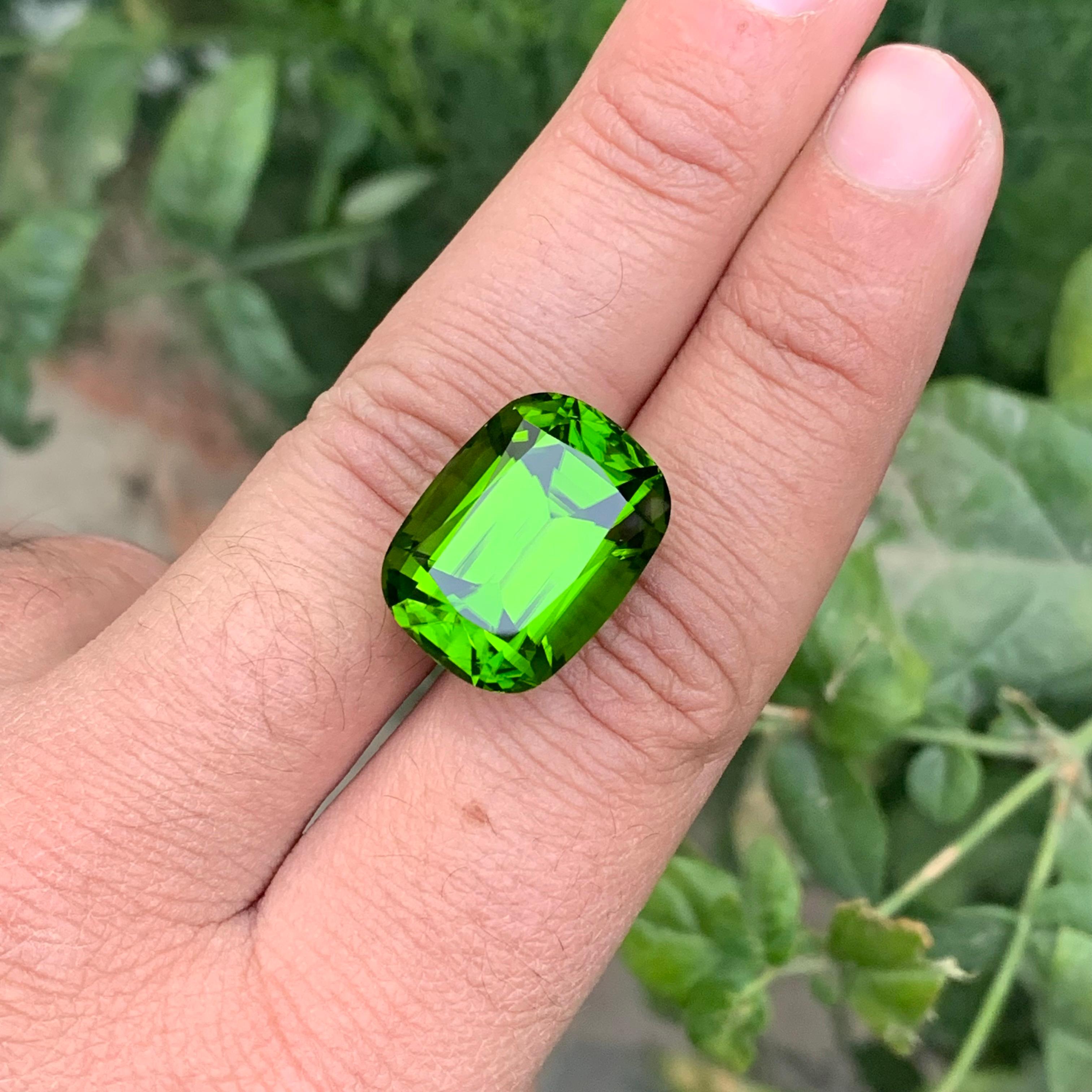 Gema suelta de peridoto natural de calidad AAA de 29,90 quilates en venta 1