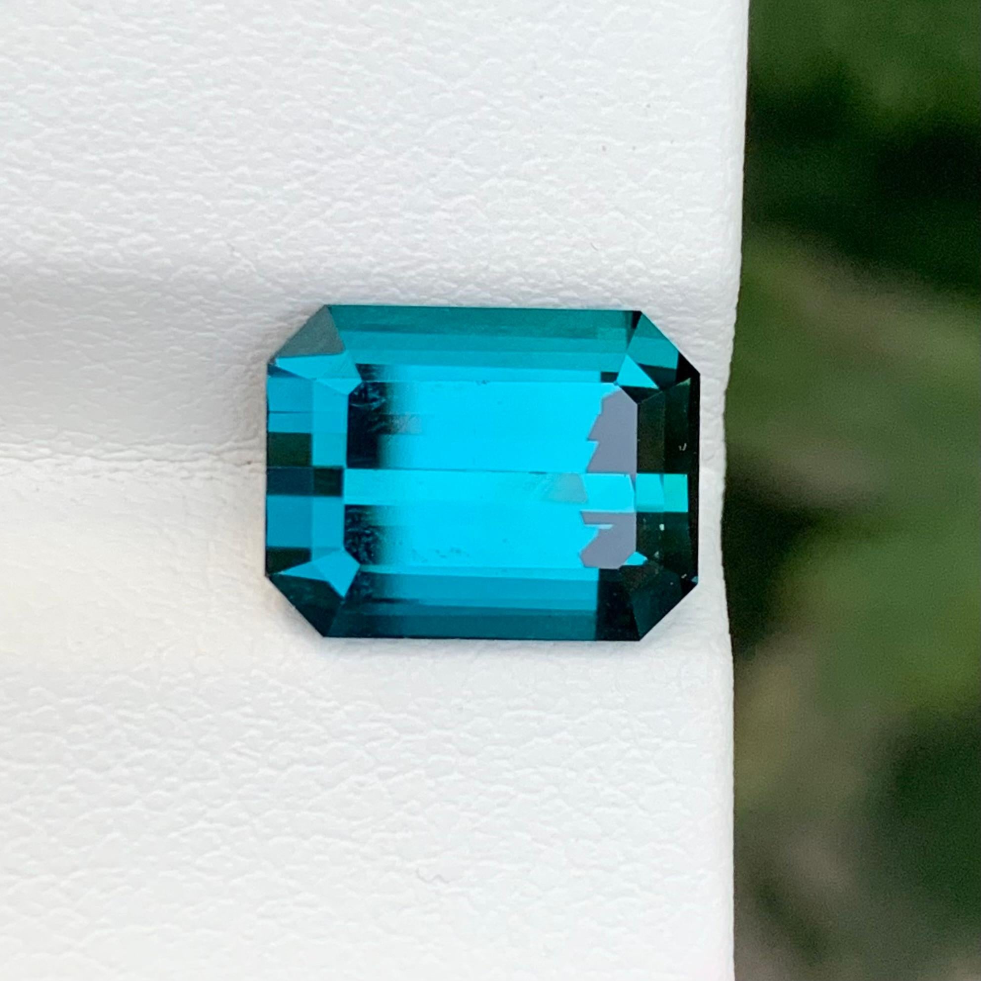 Top AAA Quality 5,40 Carat Natural Loose Indicolite Tourmaline Gemstone in vendita 7