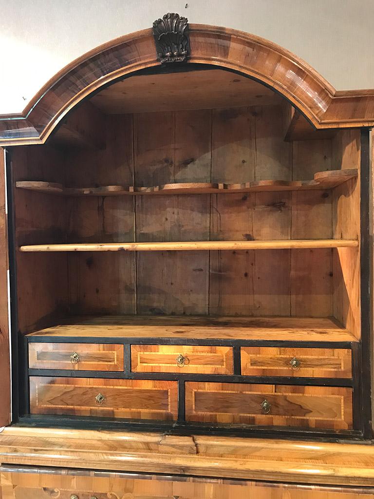 Top Cabinet in Walnut and Other Woods, Germany For Sale 15