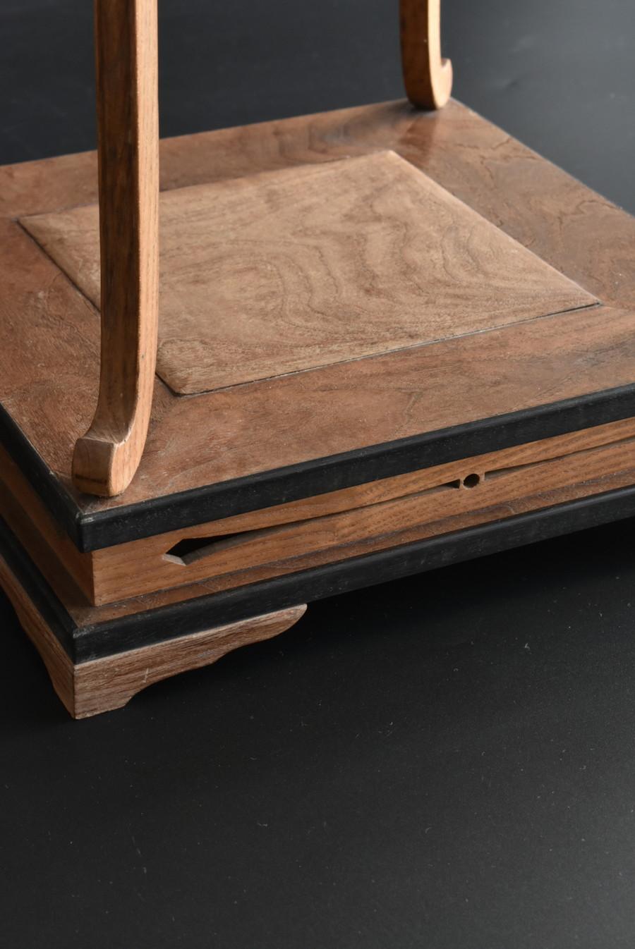 TopClass Antique Display Stand Made in Japan Using Mulberry Wood For