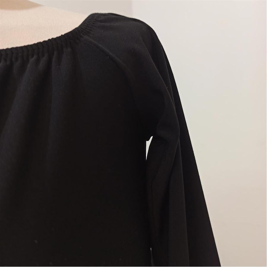 Black Norma Kamali Top size S For Sale