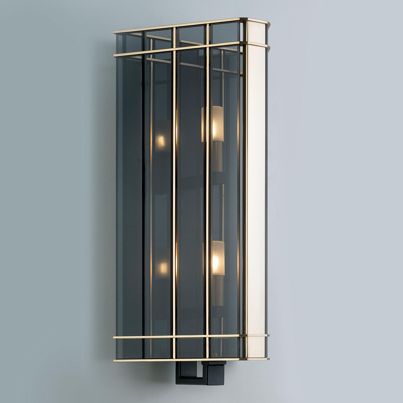 Top Glass Sconce In New Condition For Sale In Milan, IT
