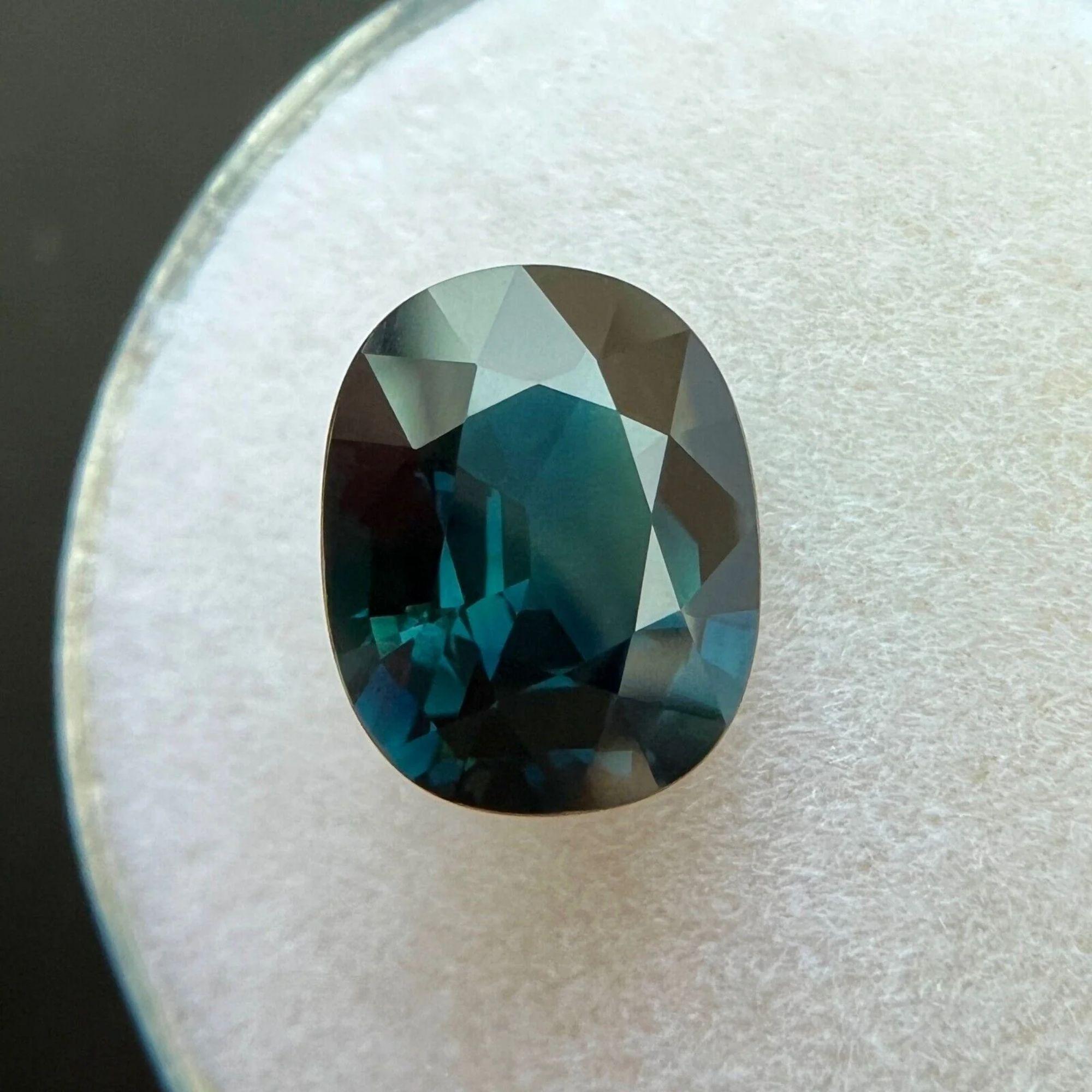 deep green sapphire