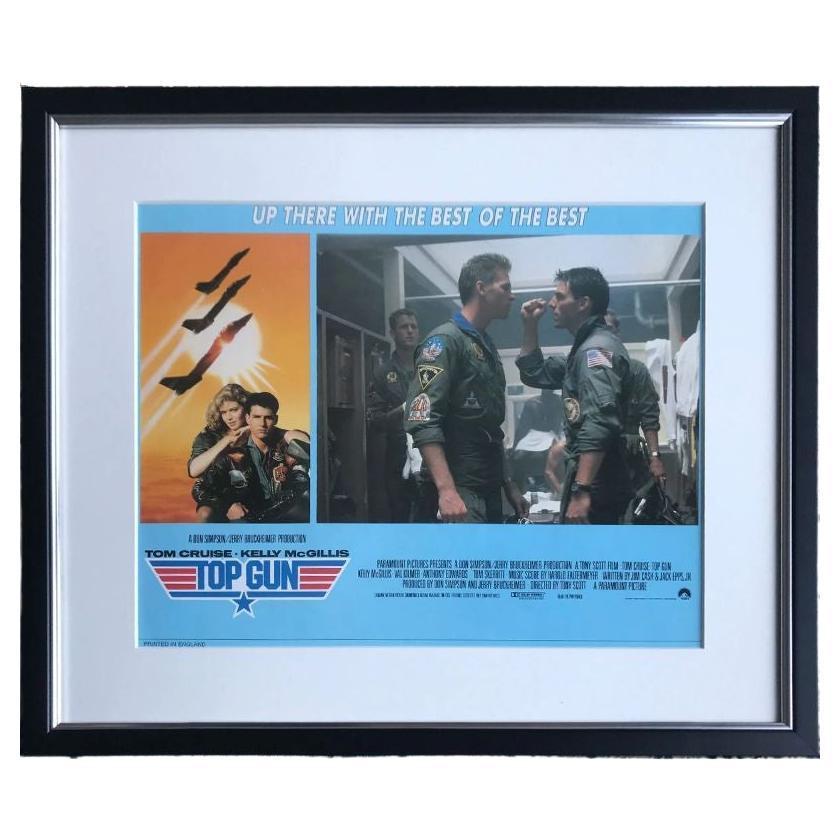 Top Gun, Framed Poster, 1986, Card Number 5 For Sale