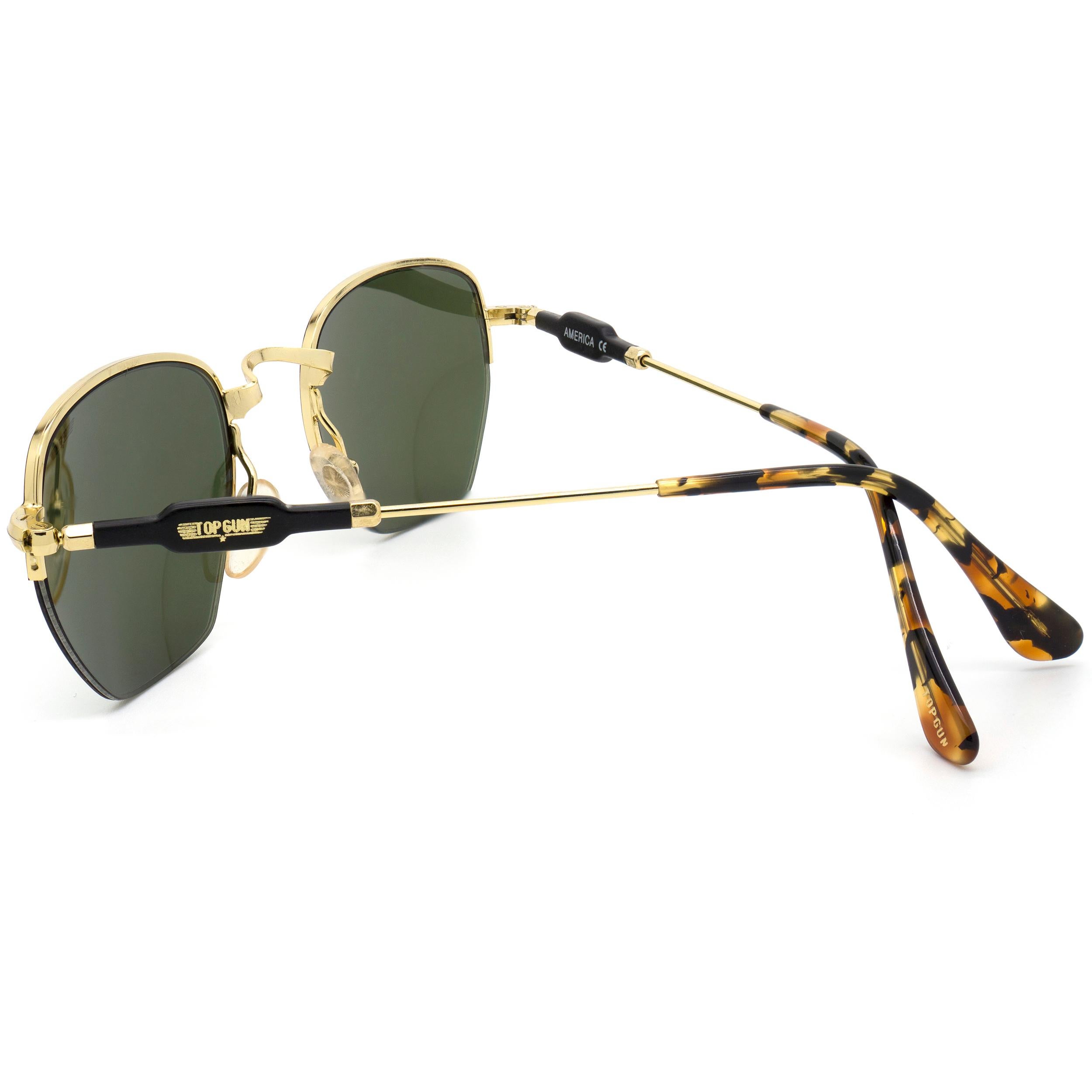Top Gun geometrical vintage sunglasses, Italy 90s In New Condition For Sale In Santa Clarita, CA