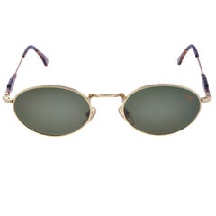 Top Gun oval vintage sunglasses, Italy 90s