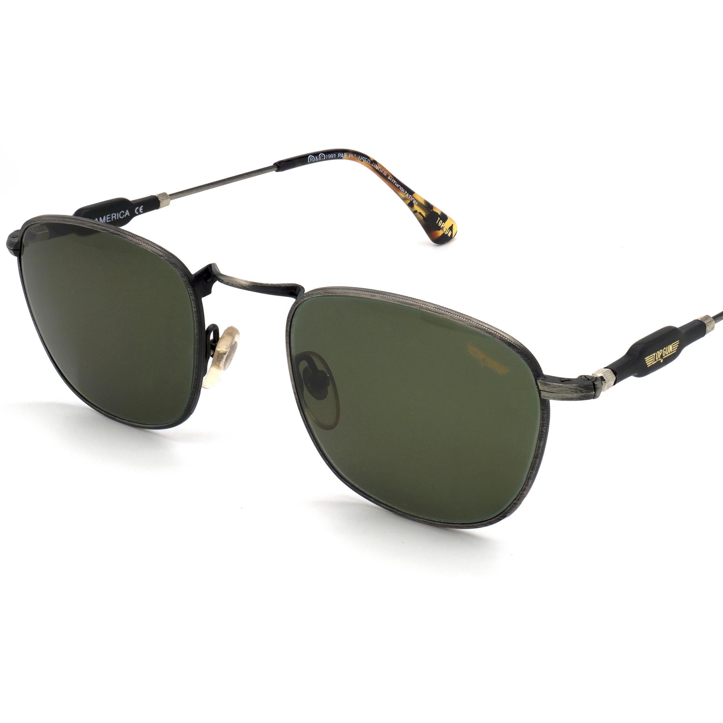 Top Gun square vintage sunglasses, Italy 90s In New Condition For Sale In Santa Clarita, CA
